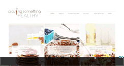Desktop Screenshot of cravingsomethinghealthy.com